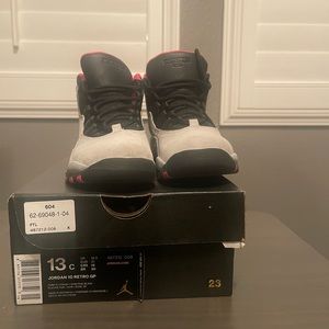 Jordan 10 retro GP Pure Platinum/Vivid Pink size 13C